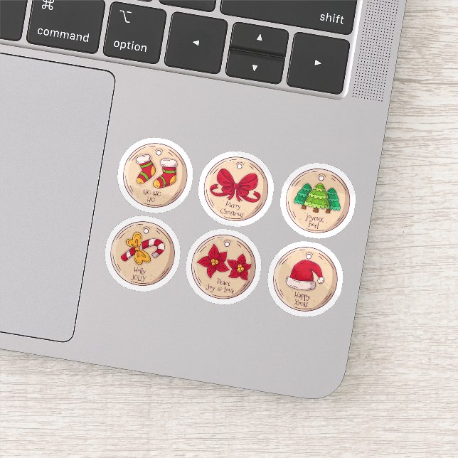 Christmas sticker set (Detail)