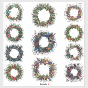 Christmas Sticker Set Gothic, Pagan, Nordic Yule