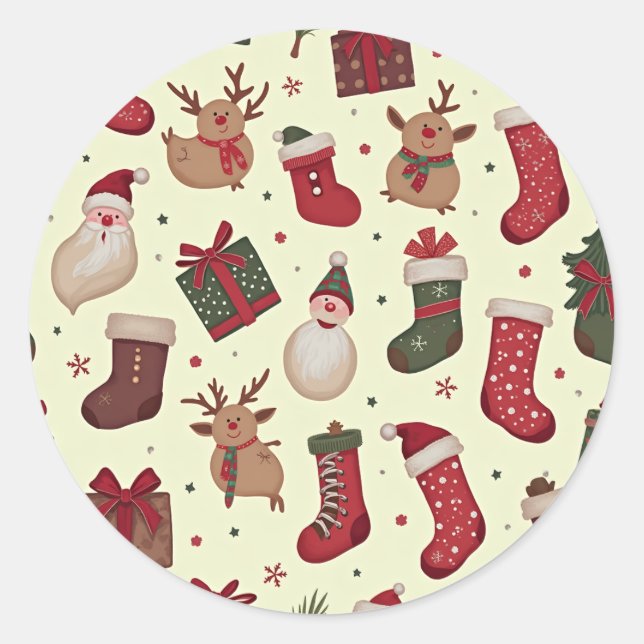 Christmas stickers (Front)