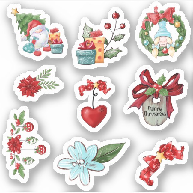 Christmas Stickers (Front)
