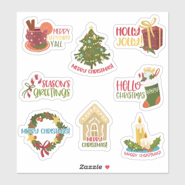 Christmas Stickers (Sheet)