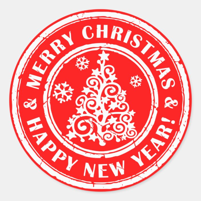 Christmas Stickers Festive Envelope Seals