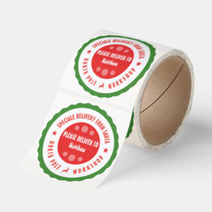 Christmas Stickers from Santa Workshop North Pole