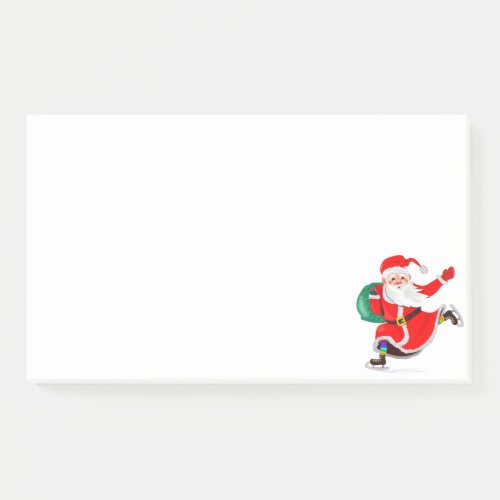 Christmas Sticky Notes Santa with Gifts