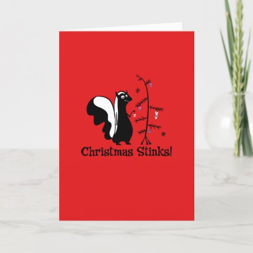 Christmas Stinks Holiday Card