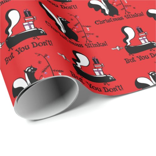 Christmas Stinks Wrapping Paper