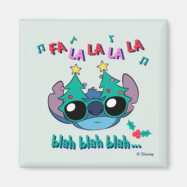 Christmas Stitch | Fa La La La La Magnet (Front)