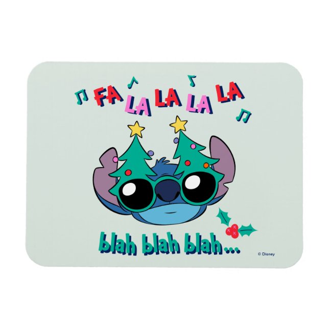 Christmas Stitch | Fa La La La La Magnet (Horizontal)