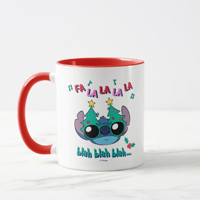 Christmas Stitch | Fa La La La La Mug (Left)