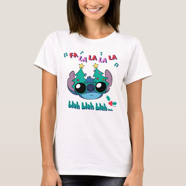Christmas Stitch | Fa La La La La T-Shirt (Front)