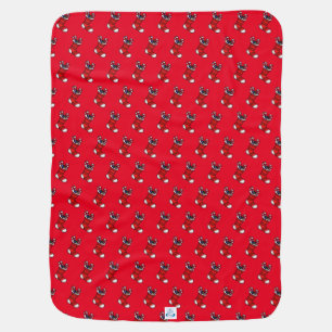 Christmas stocking baby blanket