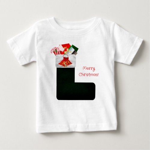 Christmas Stocking Baby T_Shirt