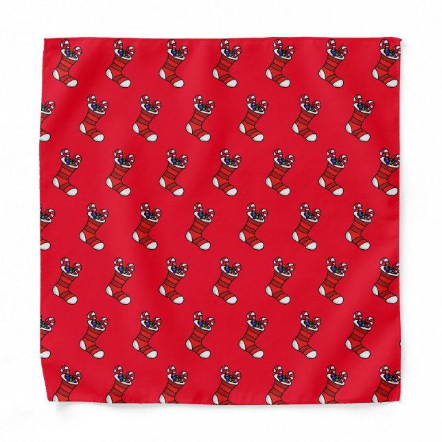 Christmas stocking bandana (Front)