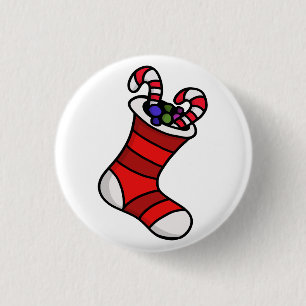 Christmas stocking button