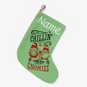 Christmas Stocking Chillin with my Gnomies Gnome