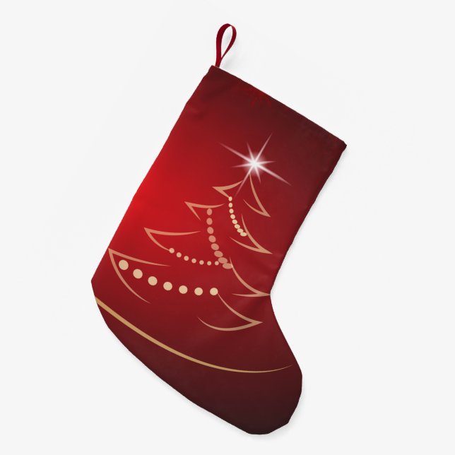 Christmas Stocking Christmas Tree witrh Star (Front (Hanging))