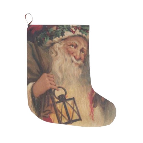 Christmas Stocking Christmas Vintage Large Christmas Stocking