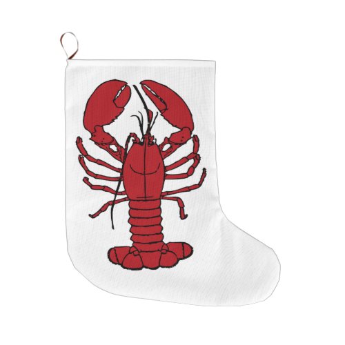 Christmas stocking Cute Lobster Nautical beach
