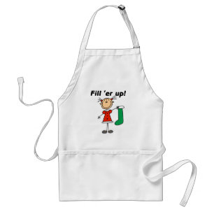 Christmas Stocking Fill 'er Up Tshirts and Gifts Adult Apron