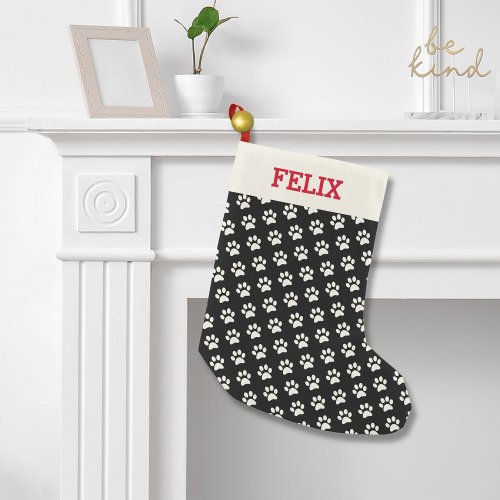 Christmas Stocking For Cat with Name
