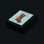 Christmas Stocking Gift Box<br><div class="desc">Christmas Stocking Gift Box designed from a Christmas stocking that Julia Morrill made.</div>