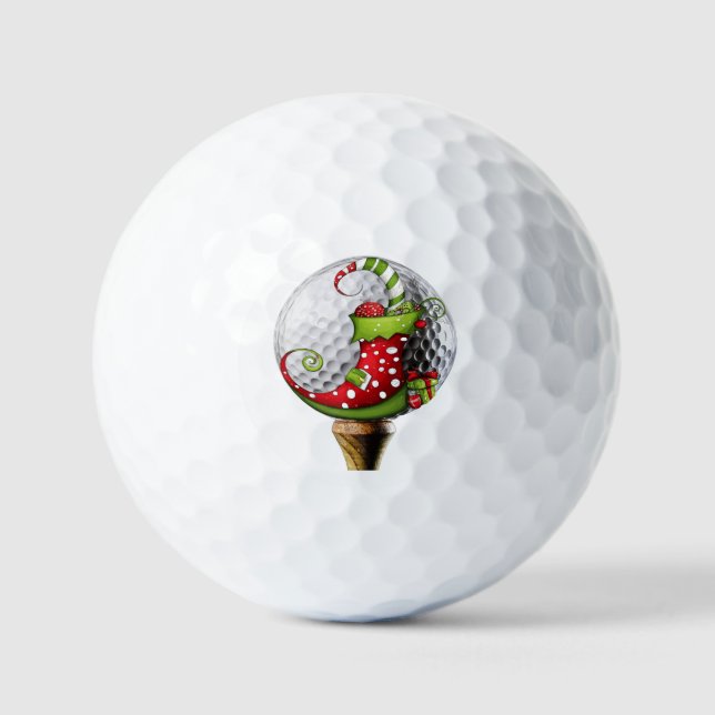 Christmas Stocking Golf Balls (Front)