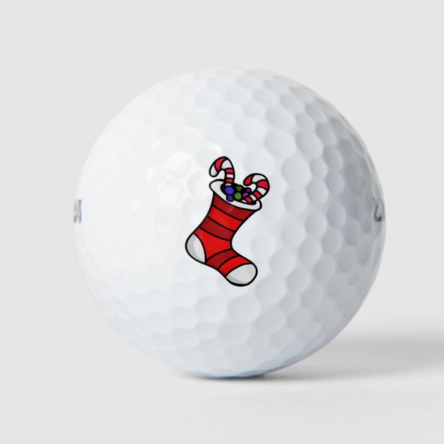 Christmas stocking golf balls (Front)