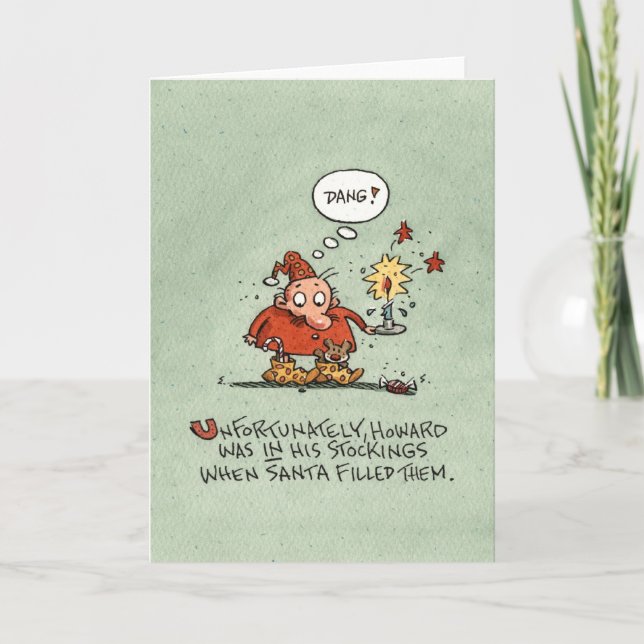 Christmas Stocking Holiday Card (Front)