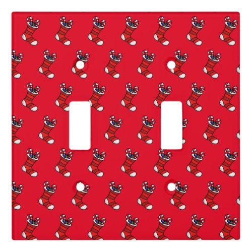 Christmas stocking light switch cover