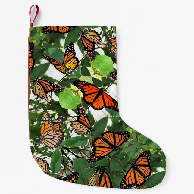 Christmas Stocking - Lots of Monarchs (Front)