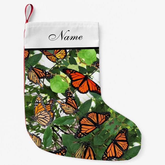 Christmas Stocking - Lots of Monarchs (Front)
