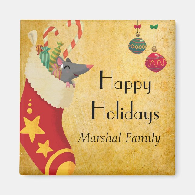 Christmas Stocking Magnet (Front)