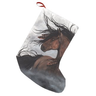 Christmas Stocking Majestic Bay Horse by Bihrle