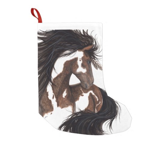 Christmas Stocking Majestic Pinto Horse by Bihrle