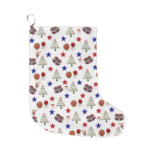 Christmas Stocking Merry Christmas Large Christmas Stocking