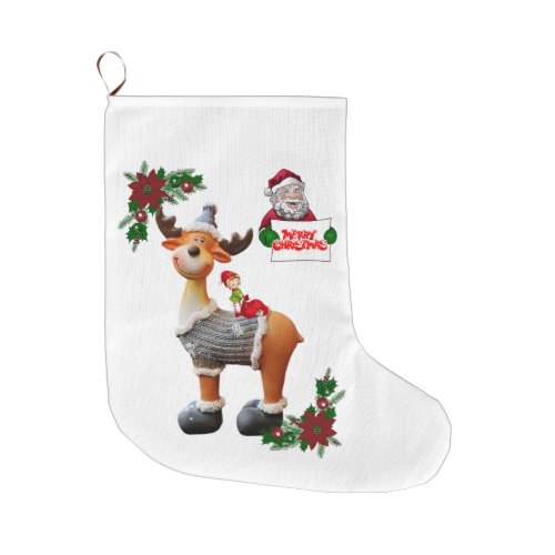 Christmas Stocking Merry Christmas Large Christmas Stocking