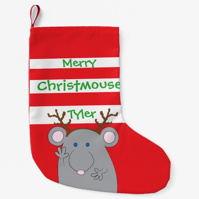 Christmas Stocking "Merry Christmouse" (Front)
