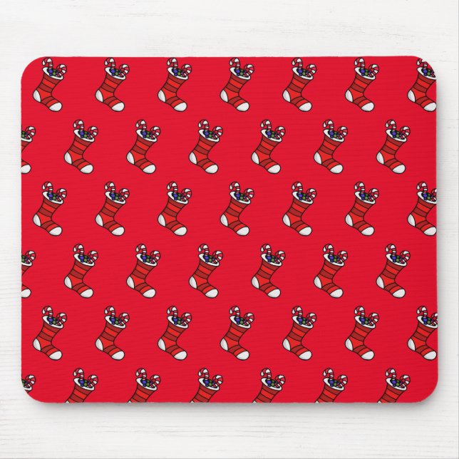 Christmas stocking mouse pad (Front)