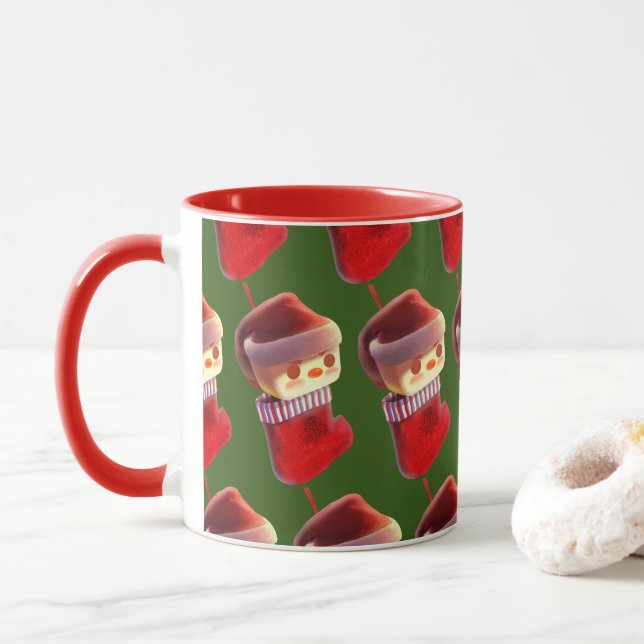 Christmas Stocking Mug (With Donut)