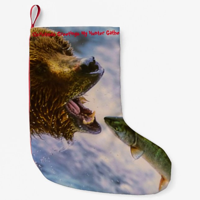 Christmas Stocking My Hunter Gatherer (Front)