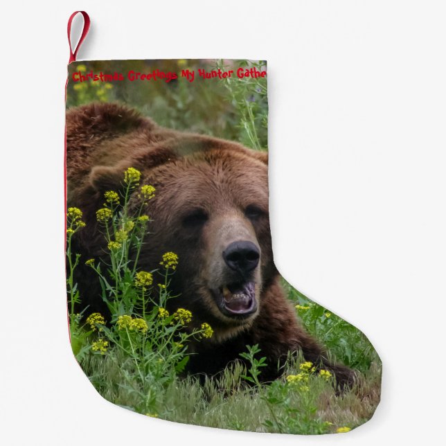 Christmas Stocking My Hunter Gatherer (Front)
