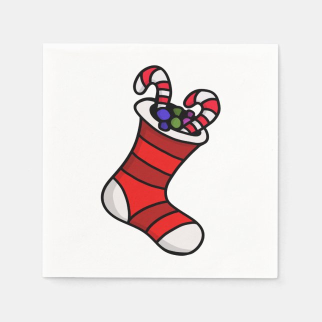 Christmas stocking napkins (Front)