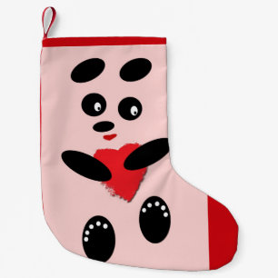 Christmas Stocking Panda In Love Small