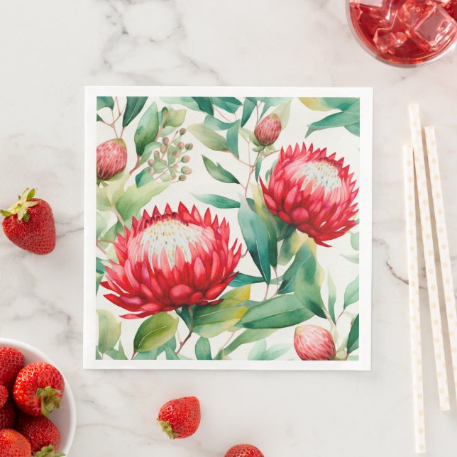 Christmas Stocking Paper Dinner Napkins (Insitu)