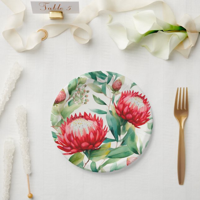 Christmas Stocking Paper Plates (Wedding)