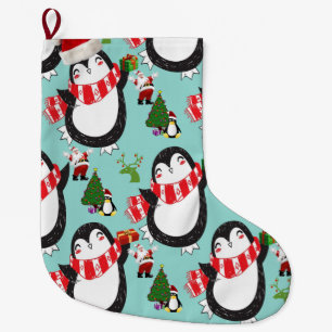 Christmas Stocking, Penguin Large Christmas Stocking