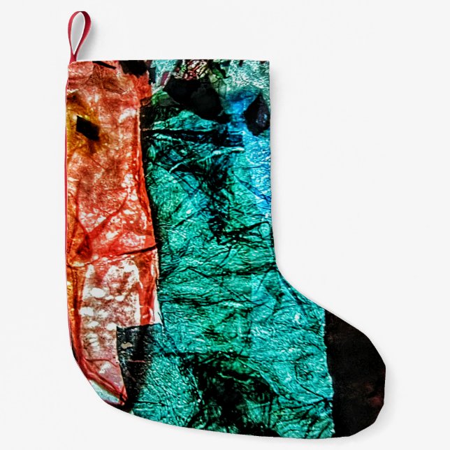 Christmas stocking recycled plastic photo print  (Front)