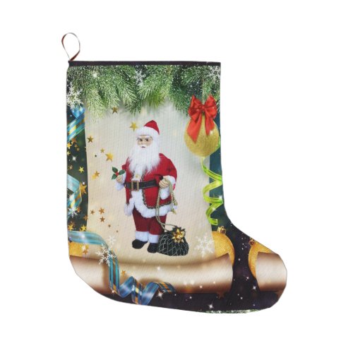 Christmas Stocking Santa Large Christmas Stocking