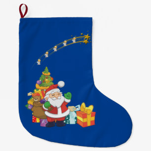 Christmas Stocking, Santa Large Christmas Stocking