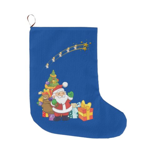 Christmas Stocking Santa Large Christmas Stocking